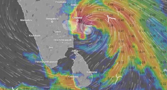 Cyclonic Storm Fengal Moves Away